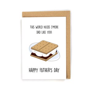 Father&#39;s Day Card, Smores Father&#39;s Day Card, cute Father&#39;s Day Card, Pun Father&#39;s Day Card, Funny Father&#39;s Day Card, Happy Father&#39;s Day Card