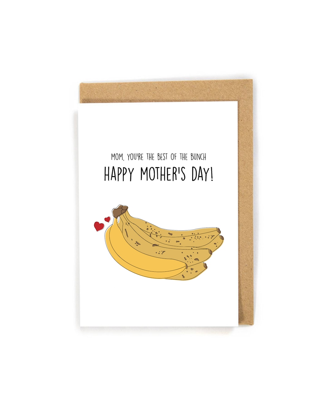 Funny Mother's Day Card, Banana Mother's Day Card, Cute Mother's Day