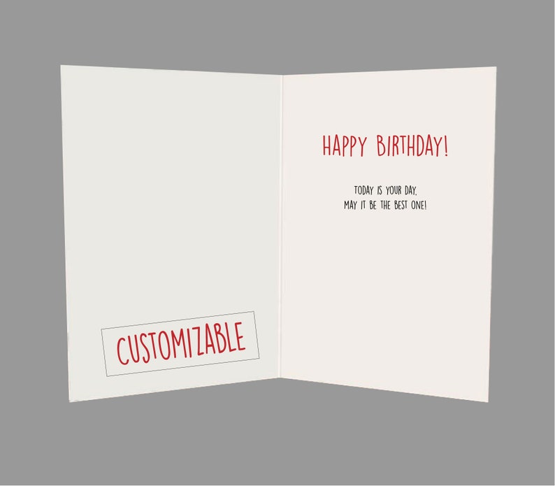 Wordle birthday card, trendy birthday card, cute birthday card, funny birthday card, pun birthday card, happy birthday card, Wordle card image 2