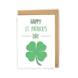 St Patricks Day Card, Saint Patricks Day Card, Funny St Patricks Day Card, Irish Blessing Card, St Patty’s Day Card, Shamrock Card, Clover
