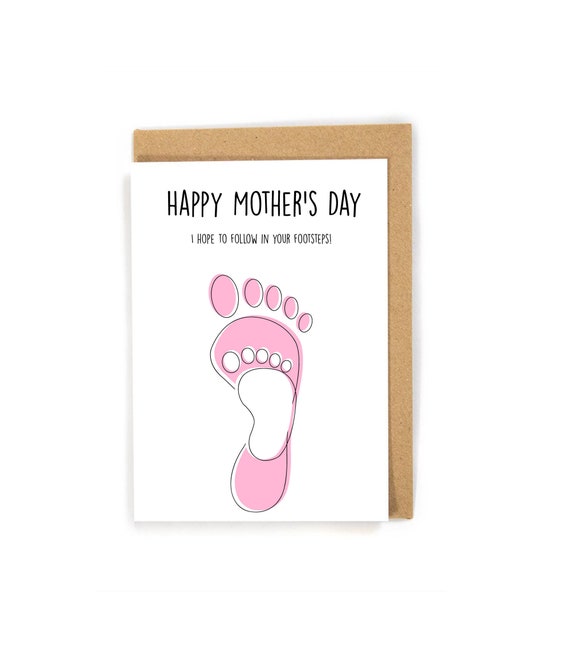 Mothers day cards made by babies 2025