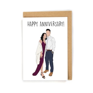 Carte d'anniversaire portrait sans visage, carte d'anniversaire personnalisée, carte portrait sans visage personnalisée, jolie carte d'anniversaire, carte personnalisée, anniversaire