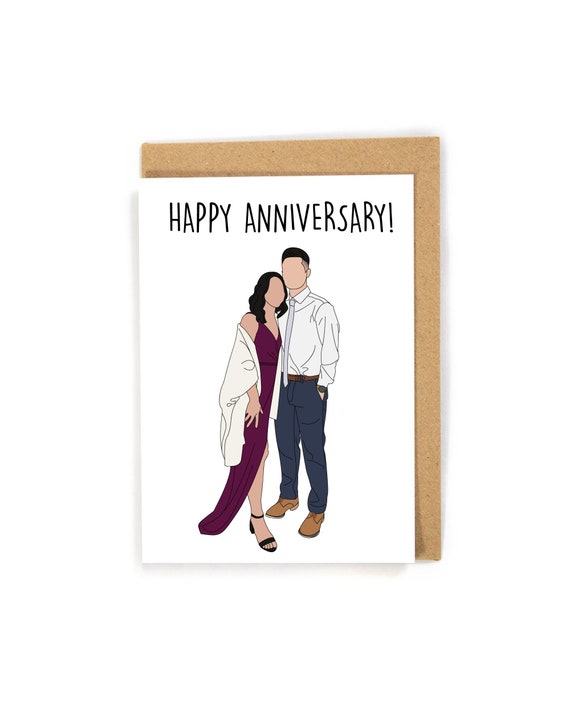 Personalized anniversary card deals