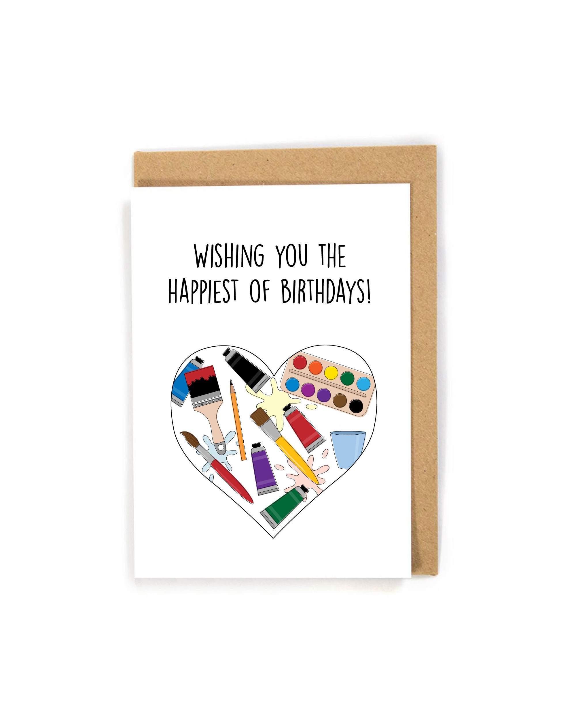 Art on sale birthday cards