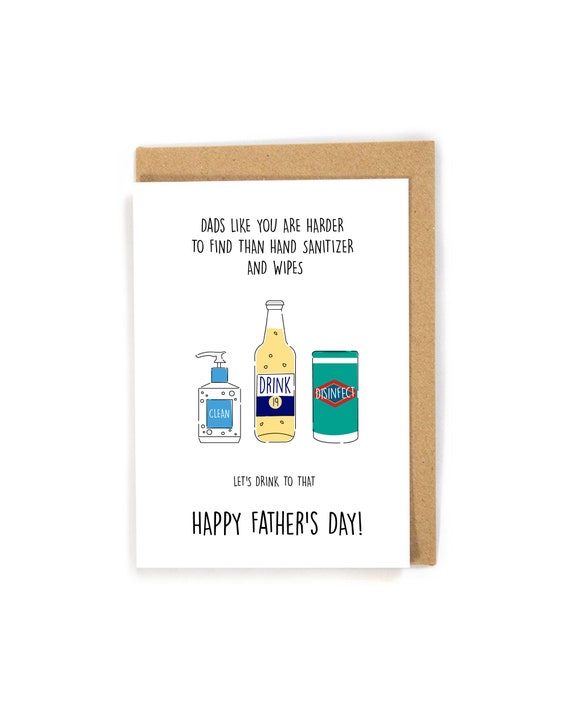 funny fathers day card funny card for dad happy etsy