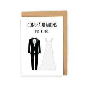 Wedding greeting card, wedding card for groom, wedding card for bride, inclusive wedding card, gay wedding card, lesbian wedding card