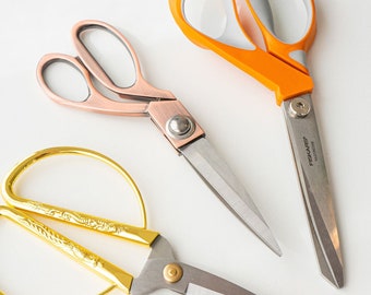 Heavy duty craft scissors / For cutting macramé, loom and sewing ropes