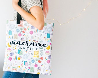 Tote bag Color "Macramé Artist"