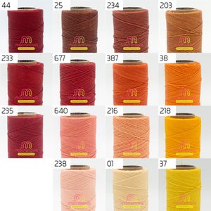 Hilo Encerado Linhasita / 0,5mm / Bobina completa: 337 metros / Cuerda micro macramé / Hilo de macramé / Pulseras, pendientes / Color 1-632 imagen 5