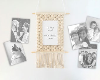 DIY Macramé Kit * 13 COLORS * Photo Frame / Beginner, Home Decor, Gift, Handmade, Tutorial