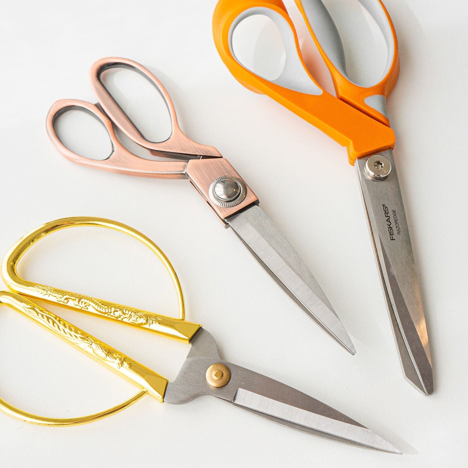 Small Scissors Handcraft Scissors, Sewing Scissors Crane / Stork 9.4 Cm 