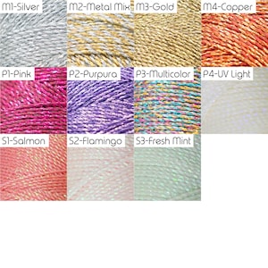 Hilo Encerado Linhasita / 0,5mm / Bobina completa: 337 metros / Cuerda micro macramé / Hilo de macramé / Pulseras, pendientes / Color 1-632 imagen 8