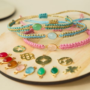 Hilo Encerado Linhasita / 0,5mm / Bobina completa: 337 metros / Cuerda micro macramé / Hilo de macramé / Pulseras, pendientes / Color 1-632 imagen 9