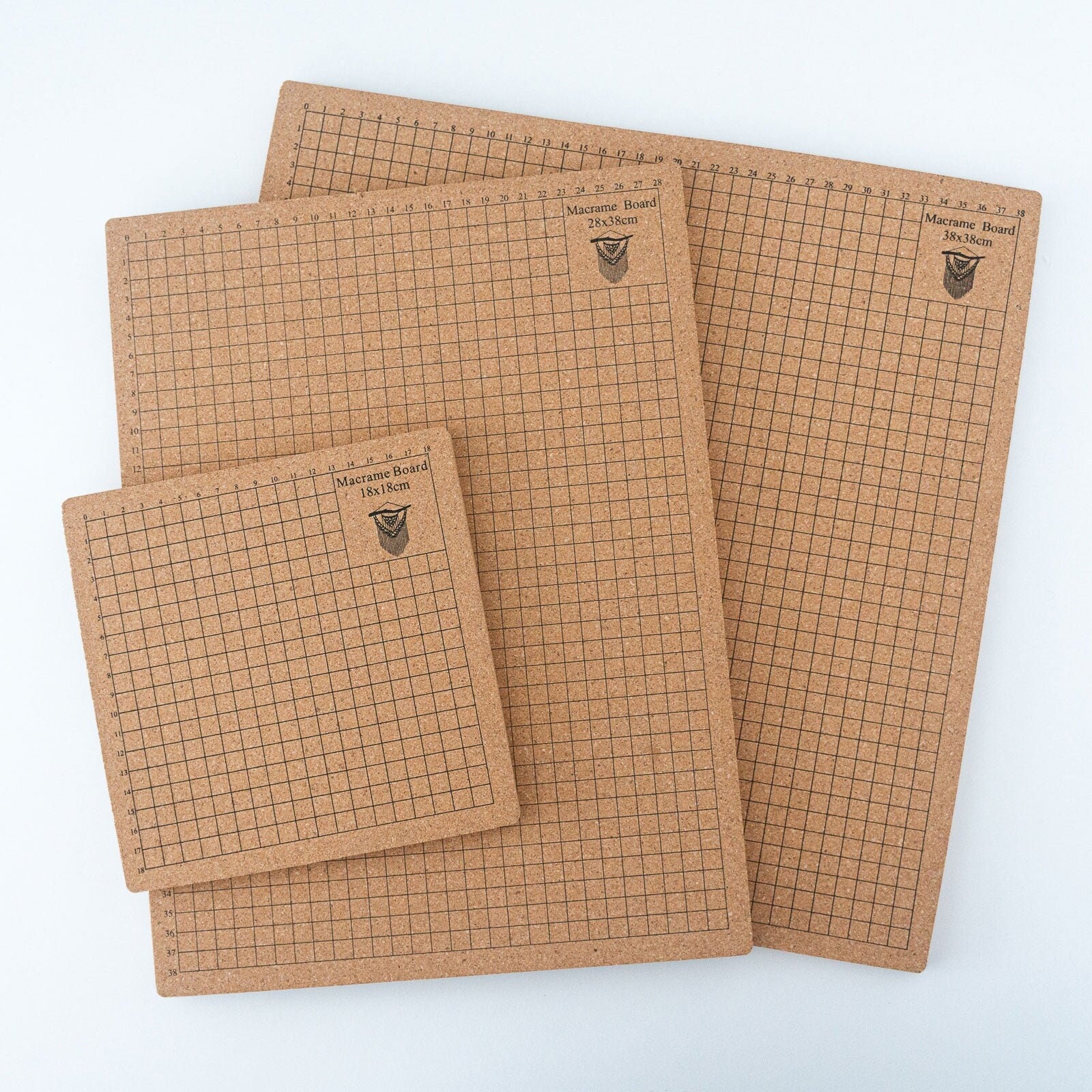 "Macramé Board" cork board for macramé and micromacramé