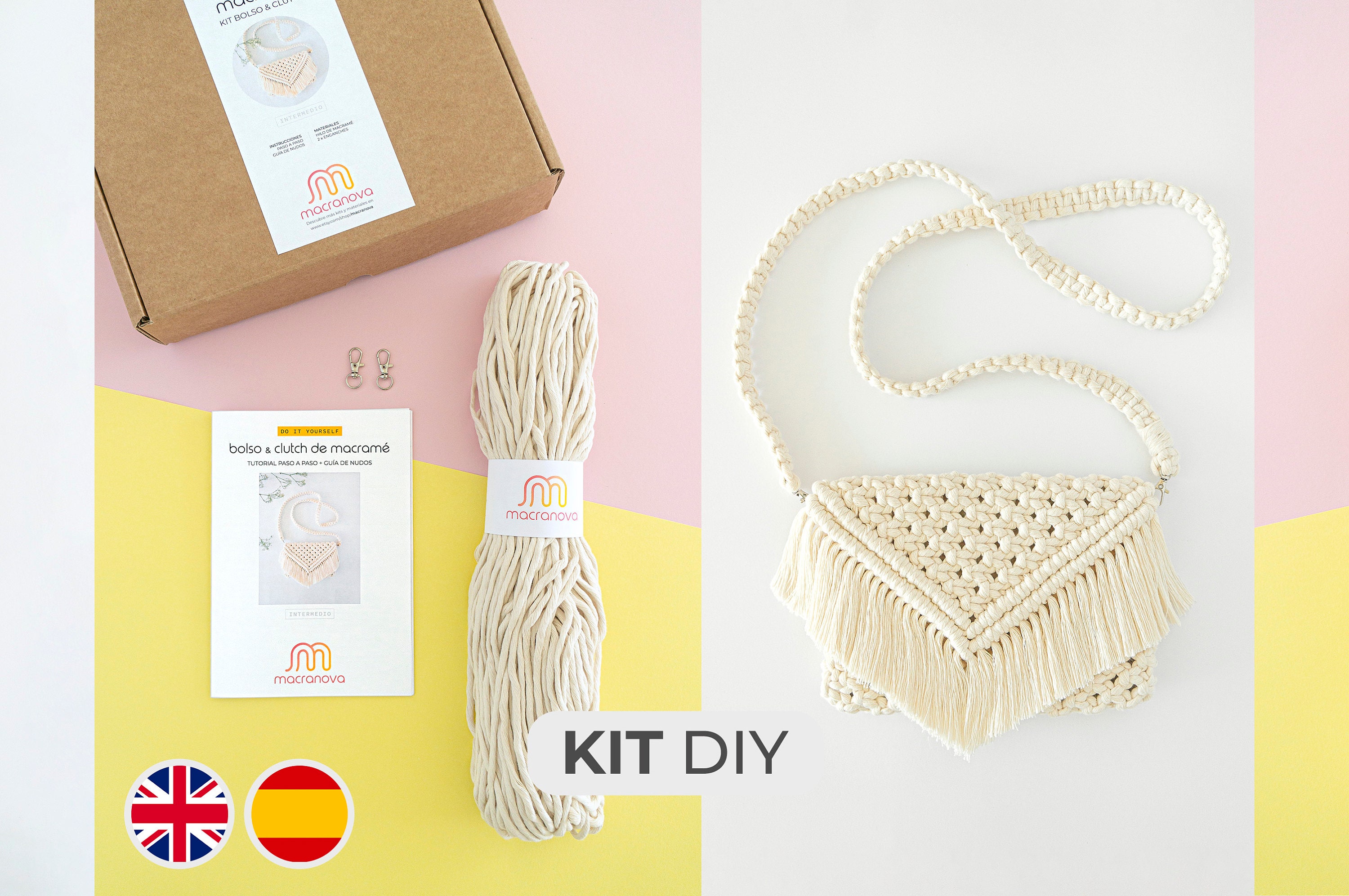 DIY Macrame Pattern Clutch Sisak