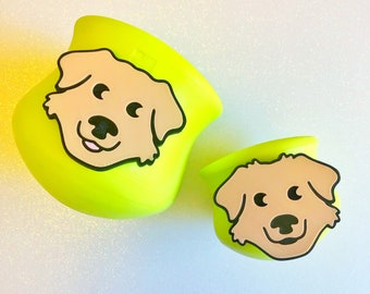 Golden Retriever Dripper Tipper Breed Series | Dog Toy Plug | Dog Toy Stopper