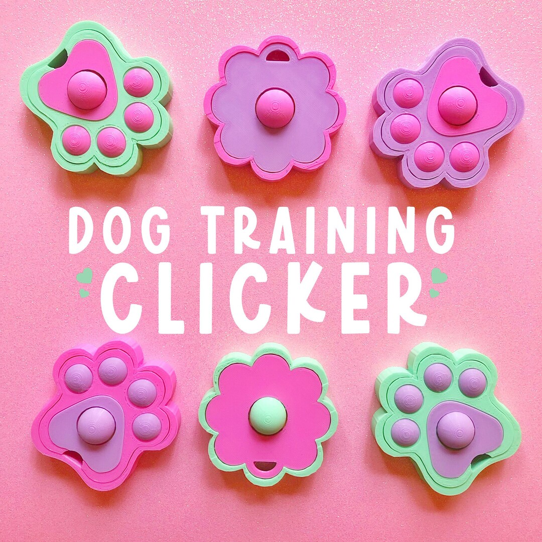 Dog Training Clicker Dog Trainer Gear Positive Etsy