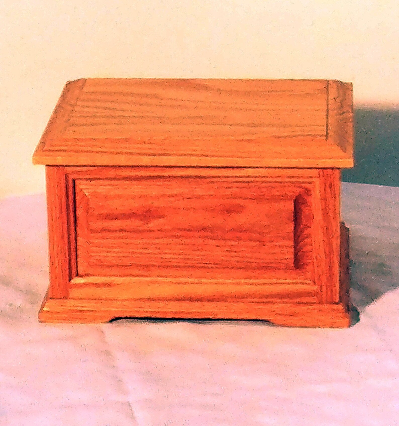 Cremation Urn Memorial Urn Funeral Urn Handmade Wood Oak Etsy Canada