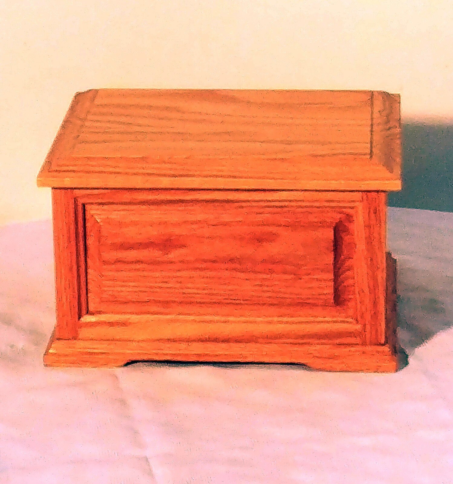 Cremation Urn Memorial Urn Funeral Urn Handmade Wood Oak Etsy Canada