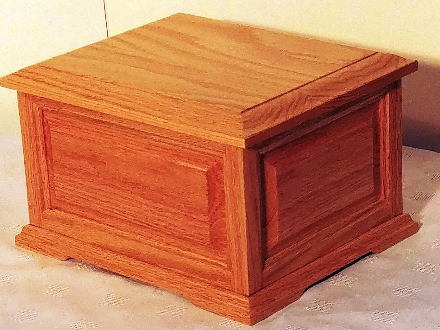 Cremation Urn Memorial Urn Funeral Urn Handmade Wood Oak | Etsy Canada