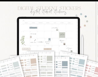 Cyfrowa Książka Naklejek dla Uczniów - iPad dla Uczniów - GoodNotes Planner