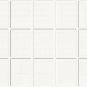 May include: A set of 12 blank white pages with a grid pattern. The pages are perfect for note-taking, journaling, or sketching.