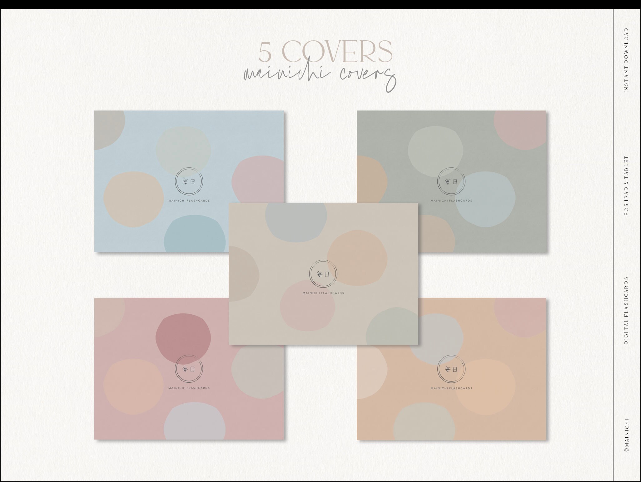 Digital Flashcards | Box Design | iPad Tablet | Goodnotes | Notability ...