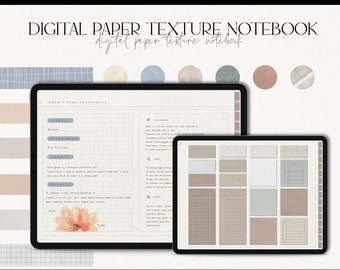 30 Tab Hyperlinked Digital Notebook for GoodNotes / Noteshelf / Notability Digital Planner