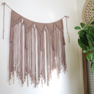 Decorative Macramé Garland Banner / Boho Room Decor