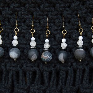 Planetary Gemstone Earrings