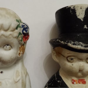 Bride and Groom Antique Bisque