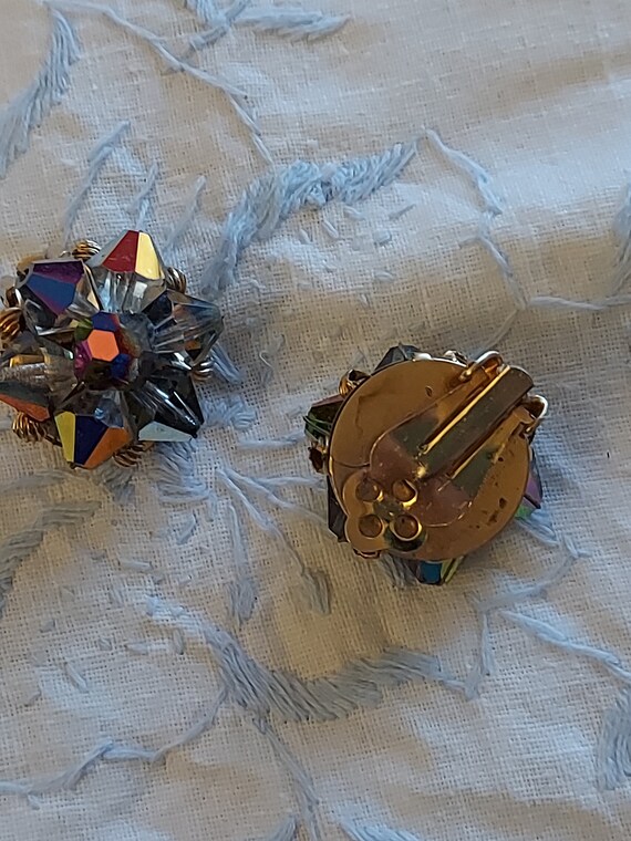 Rainbow colored earrings - image 2