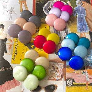 Cute As A Button Clip On Earrings
