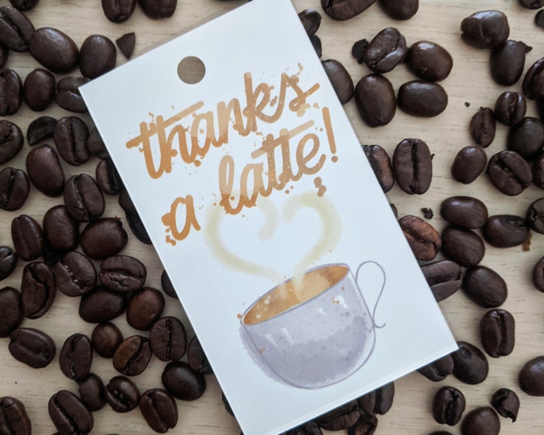 DIY Bridal Shower Favor Tags Coffee Bridal Shower Tags Etsy