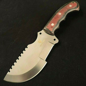 NYC Blades D2 Verktygsstål Baksåg Bred Jakt Camping Tracker Kniv NYC-215