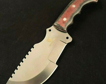NYC Blades D2 Tool Steel Back-Saw Wide Hunting Camping Tracker Knife NYC-215