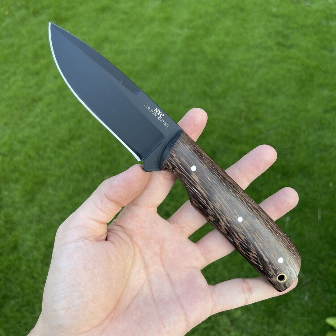 NYC Blades Custom Handmade 52100 Bearing Steel Camping Skinner