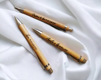 Stylo personnalisé - cadeau invité mariage - cadeau baptême - cadeau témoins - mariage - stylo