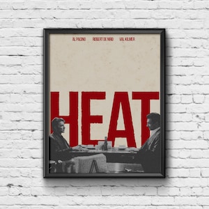 Impressão térmica - Impressão de filme / Pôster / Imagem / Arte de parede / Decoração para casa / Presente / Retro / Contemporâneo / Robert De Niro / Al Pacino