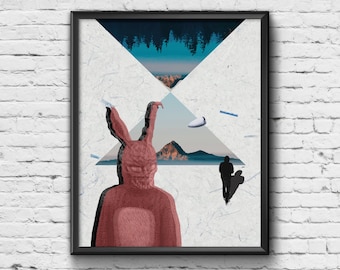 Donnie Darko Print - Film Print / Poster / Picture / Wall Art / Home Decor / Gift / Present / Retro / Contemporary / Jake Gyllenhaal