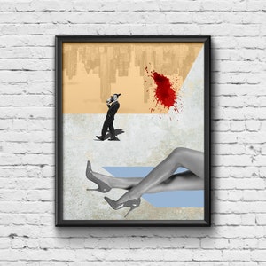 American Psycho Print - Film Print / Poster / Picture / Wall Art / Home Decor / Gift / Present / Movie / Cinema / Christian Bale
