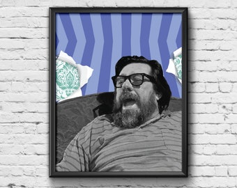 Jim Royle Print - The Royle Family / TV Print / Poster / Picture / Wall Art / Home Decor / Gift / Present / Retro / Contemporary