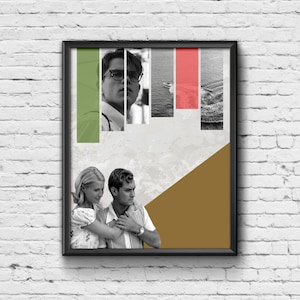Talented Mr Ripley Print - Film Print / Poster / Picture / Wall Art / Home Decor / Gift / Present / Retro / Matt Damon / Jude Law