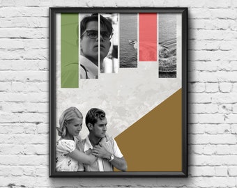 Talented Mr Ripley Print - Film Print / Poster / Picture / Wall Art / Home Decor / Gift / Present / Retro / Contemporary / Jude Law