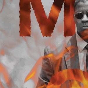 Man On Fire Print - Film Print / Poster / Picture / Wall Art / Home Decor / Gift / Present / Retro / Contemporary / Denzel Washington