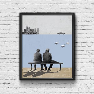 Good Will Jagd - Filmdruck / Poster / Bild / Wandkunst / Wohnkultur / Geschenk / Präsent / Zitat / Matt Damon / Robin Williams