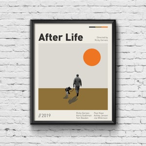 After Life Print - Poster / Picture / Wall Art / Home Decor / Gift / Present / Retro / Contemporary / Ricky Gervais