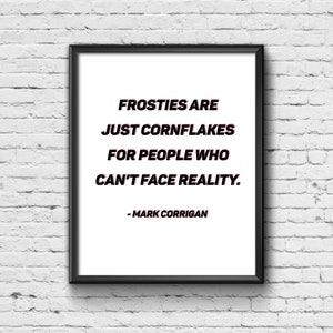 Mark Corrigan Print - Peep Show Print / Poster / Picture / Wall Art / Home Decor / Gift / Present / Retro / Contemporary / David Mitchell