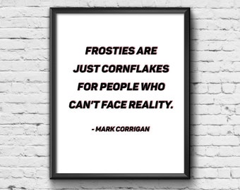 Mark Corrigan Print - Peep Show Print / Poster / Picture / Wall Art / Home Decor / Gift / Present / Retro / Contemporary / David Mitchell