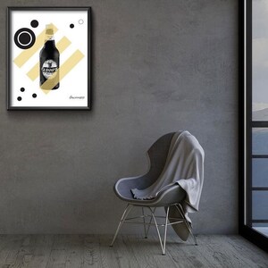 Guinness Print - Drinks Print / Poster / Picture / Wall Art / Home Decor / Gift / Present / Retro / Contemporary